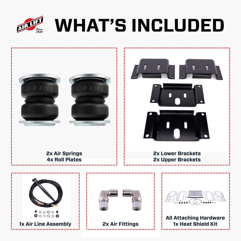 Air Lift 24-26 Ford Ranger 4WD LoadLifter 5000 Air Spring Kit Air Suspension Kits Air Lift