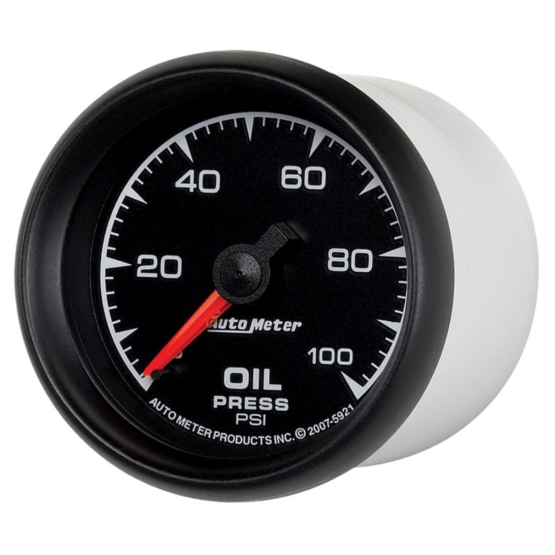Autometer ES 52mm 0-100 PSI Mechanical Oil Pressure Gauge Gauges AutoMeter
