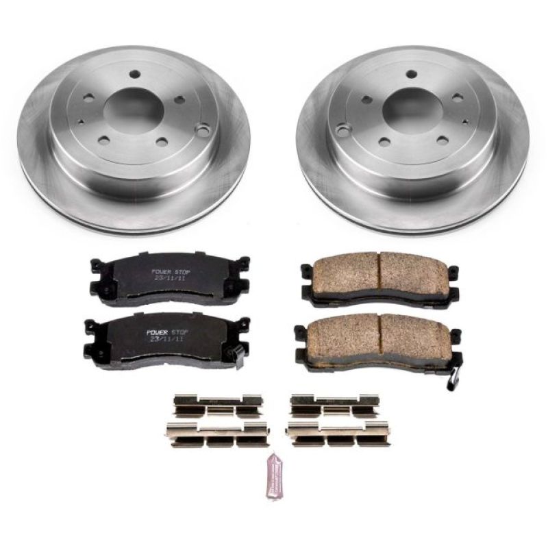 Power Stop 92-95 Mazda 929 Rear Autospecialty Brake Kit Brake Kits - OE PowerStop