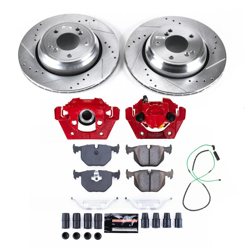 Power Stop 01-06 BMW M3 Rear Z23 Evolution Kit w/Calipers Brake Kits - Performance D&S PowerStop