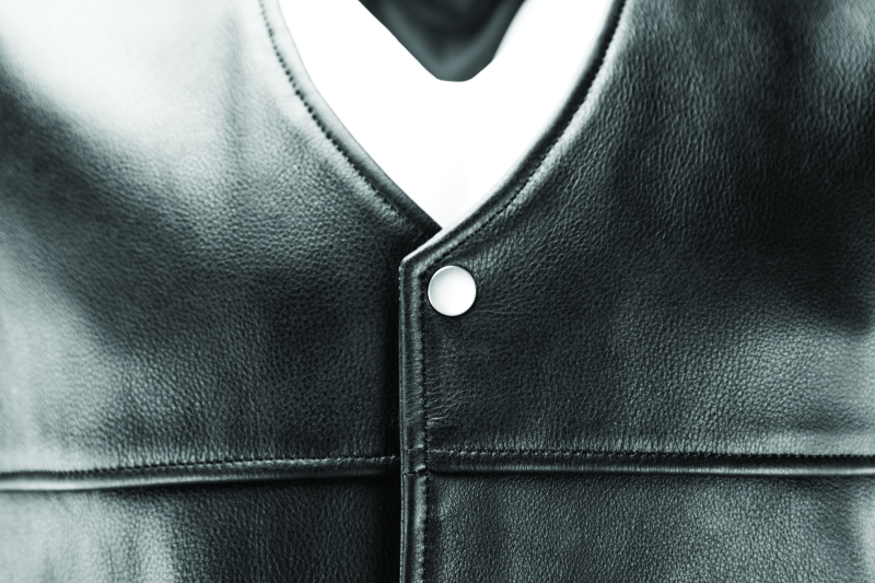 Kuryakyn Leather By River Road Old Skool Leather Vest Black - Large Vests Kuryakyn