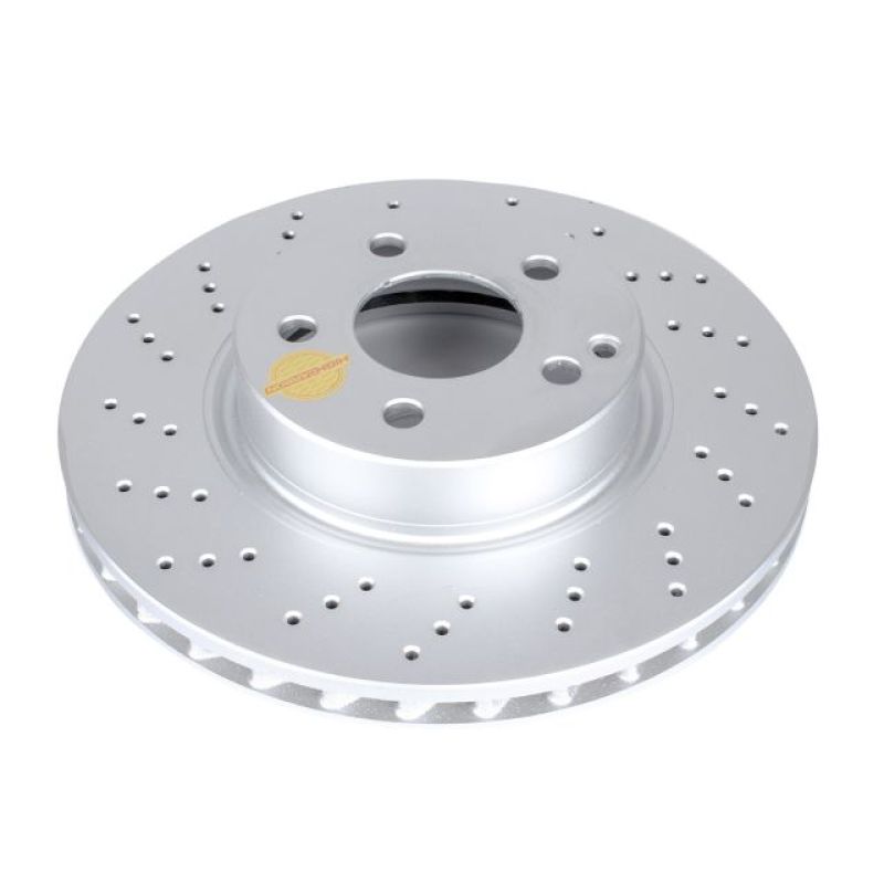 Power Stop 04-06 Mercedes-Benz E500 Front Evolution High Carbon Geomet Coated Rotor Brake Rotors - OE - Cryo PowerStop