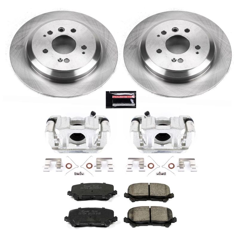 Power Stop 16-19 Honda Pilot Rear Autospecialty Brake Kit w/Calipers Brake Kits - OE PowerStop