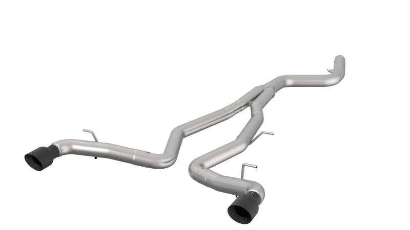 Kooks 2020 Toyota Supra 3.5in x 3in SS Muffler Delete Catback Exhaust w/Black Tips Catback Kooks Headers