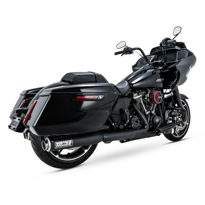 Vance & Hines 17-24 Harley-Davidson Touring Supersport Slip-On - Black Powersports Exhausts Vance and Hines