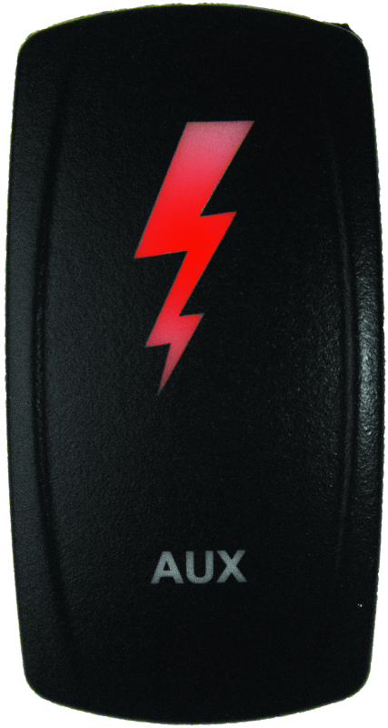 DragonFire Racing Lighted Switch Aux On/Off Red Led Relays DragonFire Racing