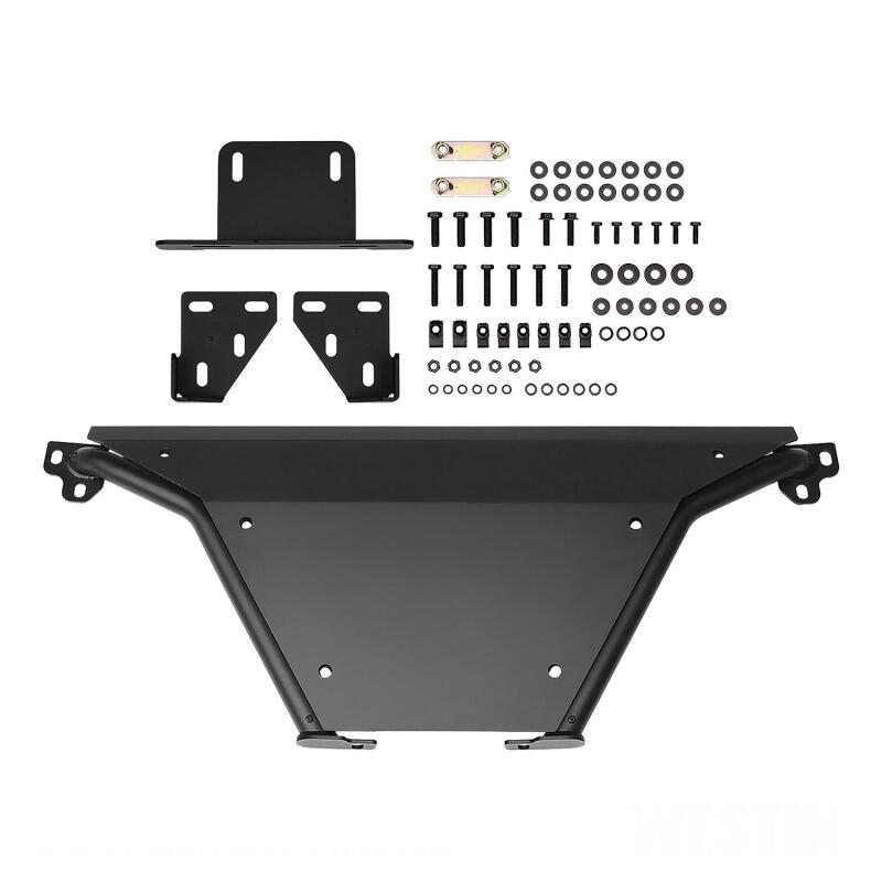 Westin 2015-2017 Ford F-150 Outlaw Bumper Skid Plate - Textured Black Skid Plates Westin