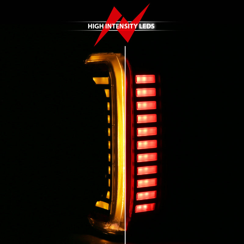 ANZO 22-24 Toyota Tundra Z-Series Full LED Tail Lights Smoke Lens Init/SeqSig- Pair Tail Lights ANZO