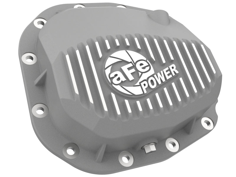 aFe Street Series Rear Differential Cover Raw w/ Fins 15-19 Ford F-150 (w/ Super 8.8 Rear Axles) Diff Covers aFe