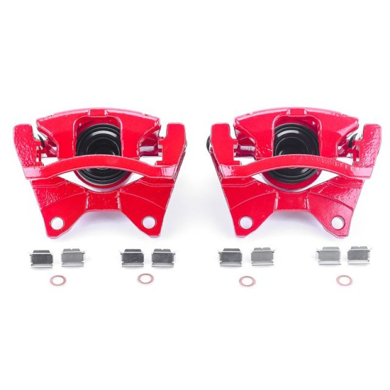 Power Stop 07-11 Dodge Nitro Rear Red Calipers w/Brackets - Pair Brake Calipers - Perf PowerStop