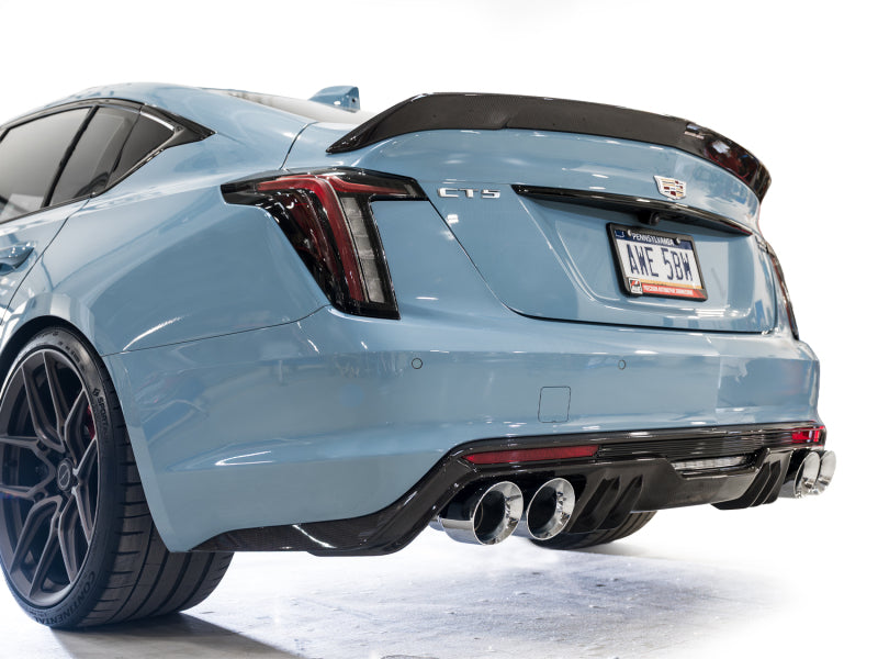 AWE Tuning 22-26 Cadillac CT5-V Blackwing SwitchPath Exhaust - Chrome Silver Tips Catback AWE Tuning