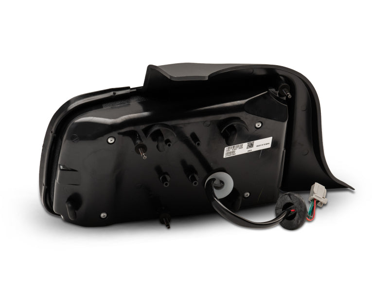 Raxiom 05-09 Ford Mustang Vector V2 LED Tail Lights- Black Housing (Smoked Lens) Tail Lights Raxiom