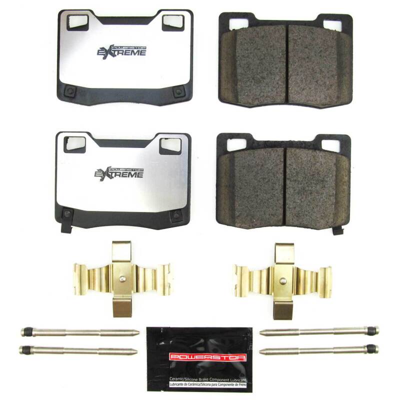 Power Stop 20-21 Ford Mustang Rear Z26 Street Brake Pads w/Hardware Brake Pads - Performance PowerStop