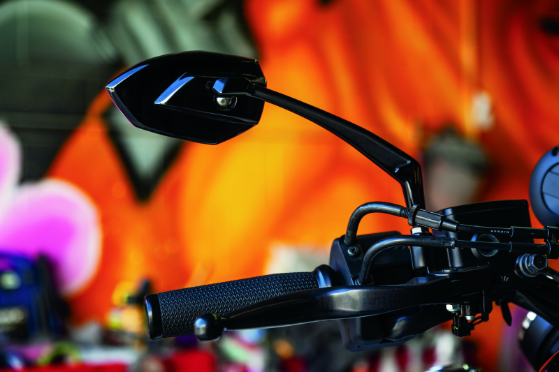 Kuryakyn Phantom Mirrors Gloss Black Rear View Mirrors Kuryakyn