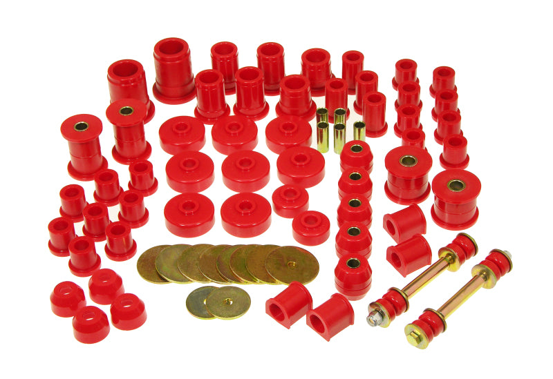 Prothane 84-88 Toyota 4Runner 4wd Total Kit - Red Bushings - Full Vehicle Kits Prothane