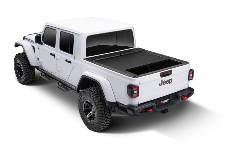 Rugged Ridge Armis Retractable Locking Bed Cover 20-21 JT Tonneau Covers - Hard Fold Rugged Ridge