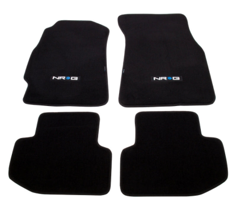 NRG Floor Mats - 94-01 Acura Integra (DC2 Logo) - 4pc. Floor Mats Carpeted NRG