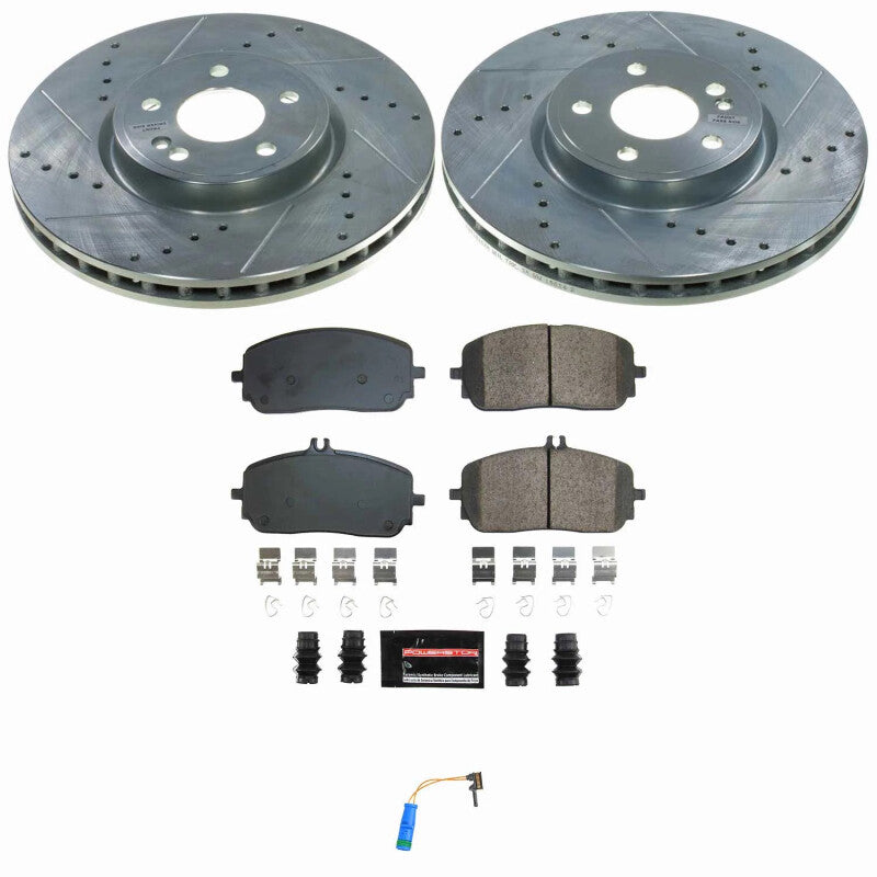 Power Stop 19-22 Mercedes-Benz A220 Front Z23 Evolution Brake Kit Brake Kits - Performance D&S PowerStop