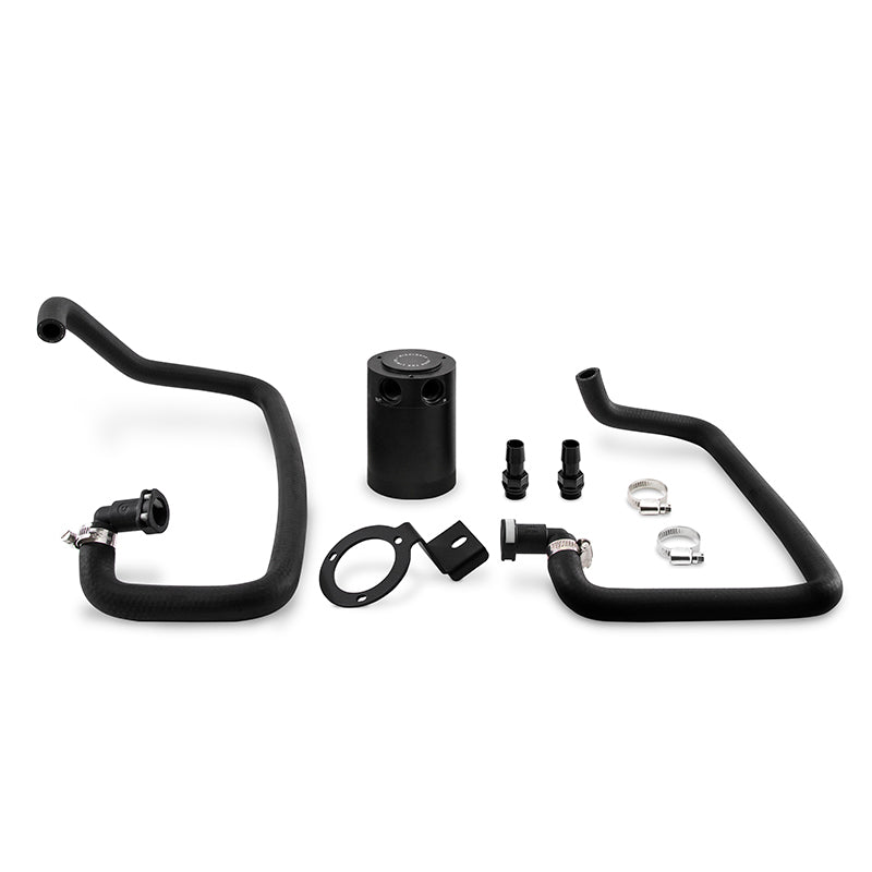 Mishimoto 2015+ Ford Mustang EcoBoost Baffled Oil Catch Can Kit - Black Oil Catch Cans Mishimoto
