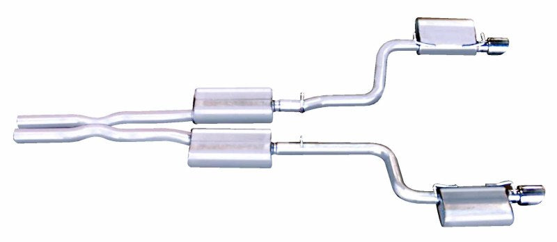 Gibson 05-10 Chrysler 300 C SRT8 6.1L 2.5in Cat-Back Dual Exhaust - Stainless Catback Gibson