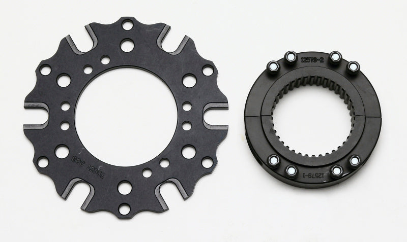 Wilwood Hub Kit-Splined Midget Axle Clamp-Dynamic 6 x 5.50 BC w/ T-Nuts (GEN II) Wheel Hubs Wilwood