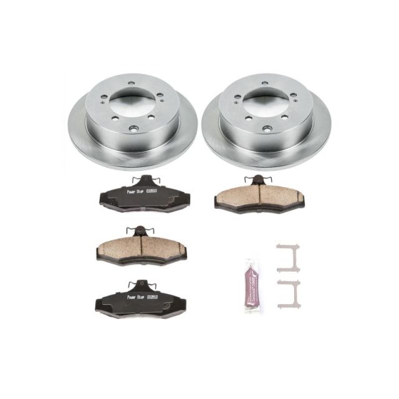 Power Stop 97-04 Mitsubishi Diamante Rear Autospecialty Brake Kit Brake Kits - OE PowerStop