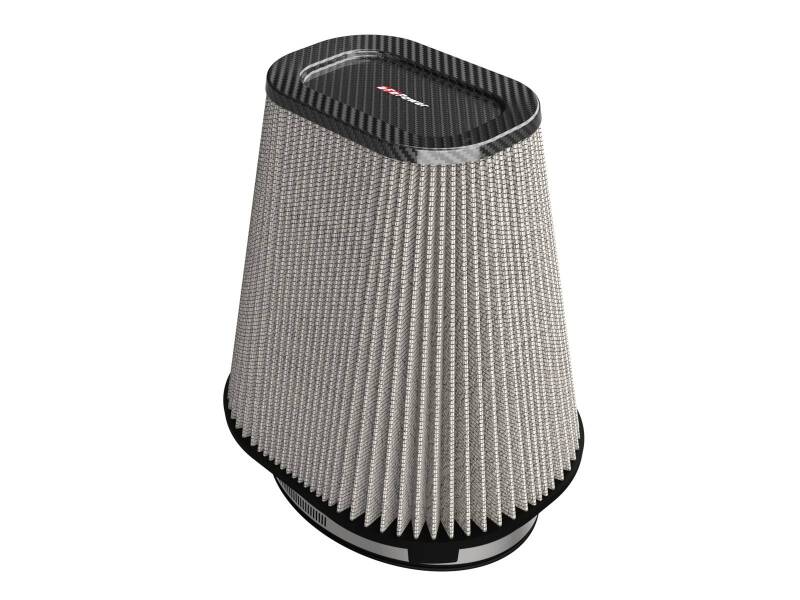 aFe Track Series Intake Pro DRY S Air Filter (7-1/2 x5-1/2)IN F x(9-1/4 x7-1/4)IN B x(6 x4)IN T x9IN Air Filters - Universal Fit aFe