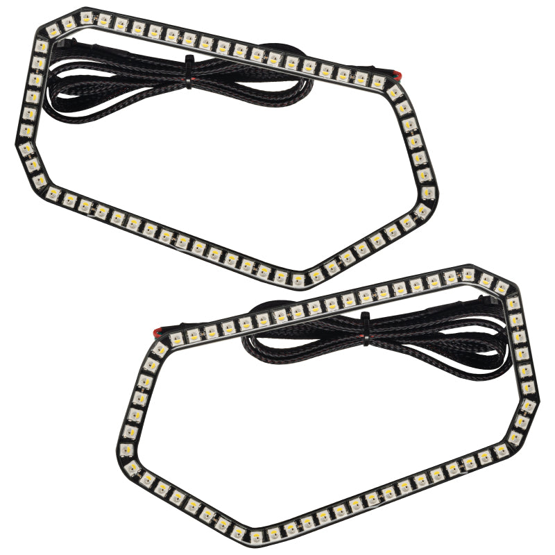 Oracle 08-19 Polaris RZR 570/800/900 Dynamic RGB+W Headlight Halo Kit - - Dynamic Headlights ORACLE Lighting