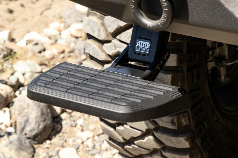 AMP Research 2018 Jeep Wrangler (JL) BedStep - Black Bed Steps AMP Research