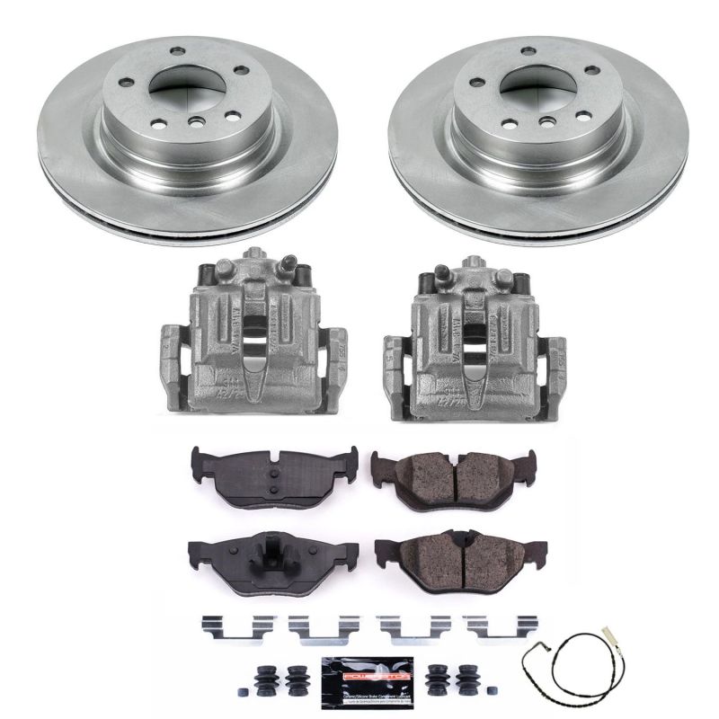 Power Stop 2006 BMW 325i Rear Autospecialty Brake Kit w/Calipers Brake Kits - OE PowerStop
