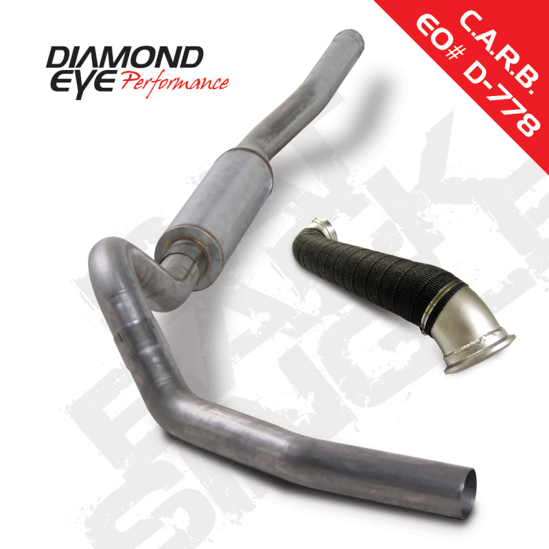 Diamond Eye KIT 4in Catback Single w/ TDP SS 06-07 Chevy/GMC 6.6L Duramax 2500/3500 Catback Diamond Eye Performance