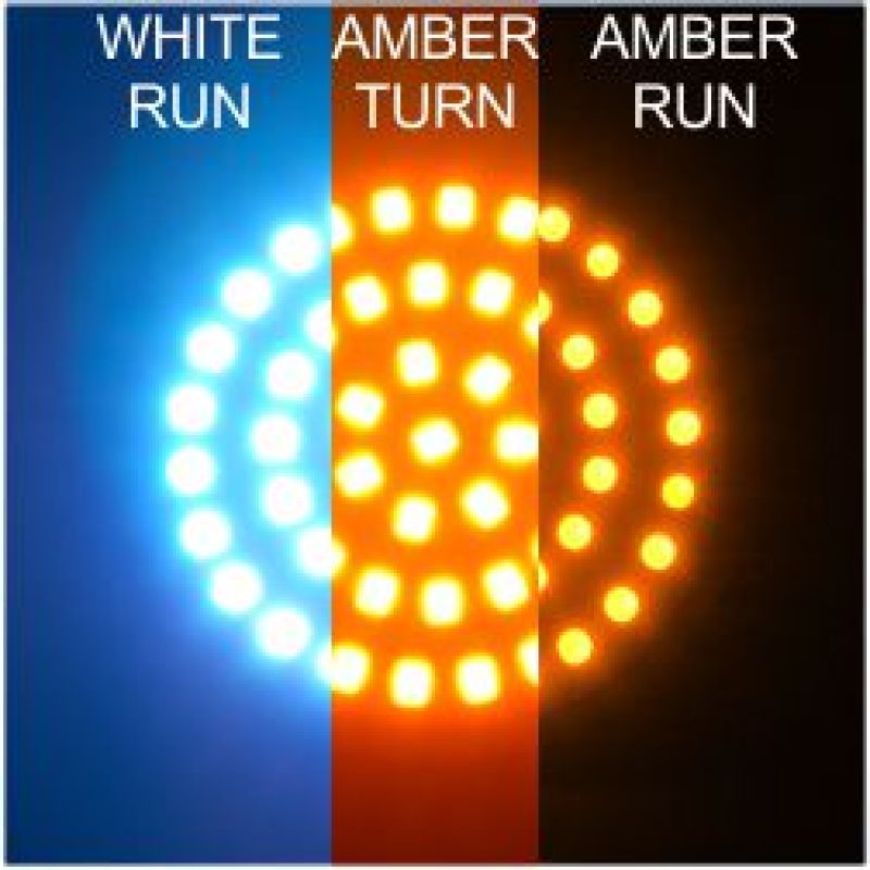 Letric Lighting Bullet Style Switchbacks Amber/Amber Light Accessories and Wiring Letric Lighting