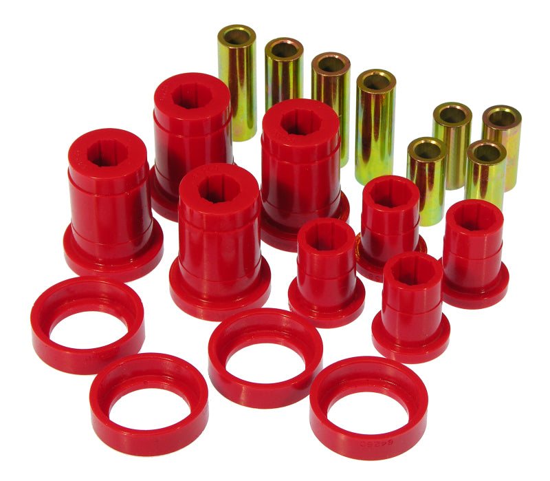 Prothane 84-88 Pontiac Fiero Front Control Arm Bushings - Red Bushing Kits Prothane