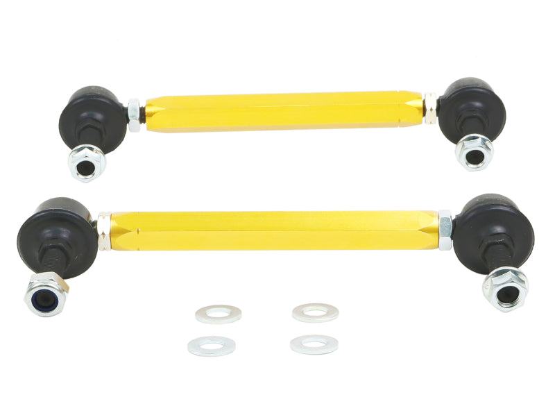 Whiteline Universal Swaybar Link Kit-Heavy Duty Adj Steel Ball w/ 10mm Ball/Ball Sway Bar Endlinks Whiteline