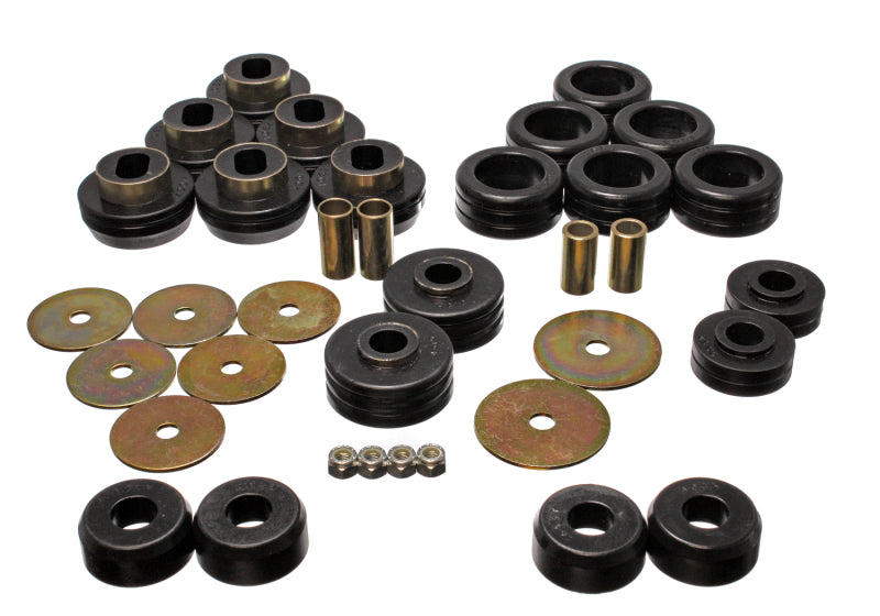 Energy Suspension 92-97 GM Denali XL/Blazer/Yukon XL 4WD Black Body Mount Set Bushing Kits Energy Suspension