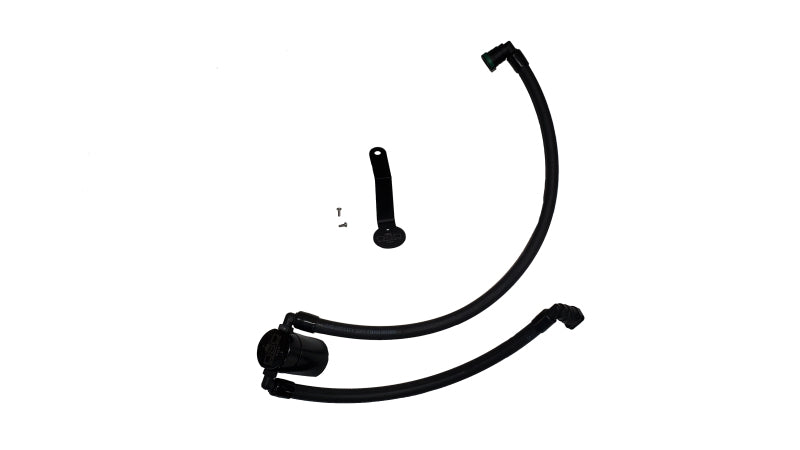 J&amp;L 2024-2025 Ford Mustang 5.0L Oil Separator 3.0 PCV Side - Black Anodized Oil Separators J&L
