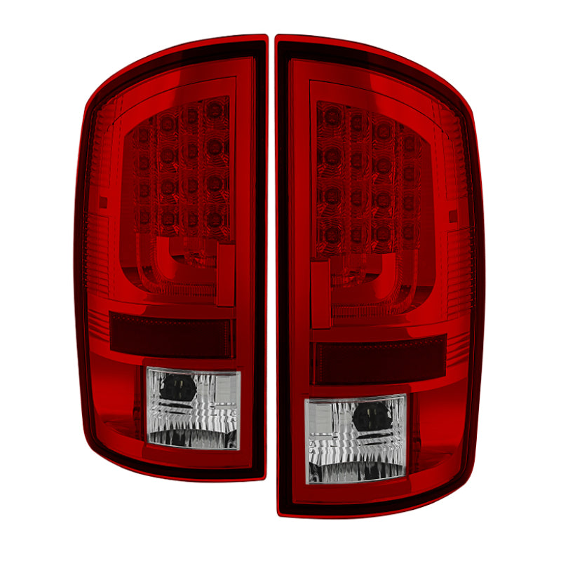 Spyder Dodge Ram 07-08 1500 Version 2 LED Tail Lights - Red Clear ALT-YD-DRAM06V2-LED-RC Tail Lights SPYDER