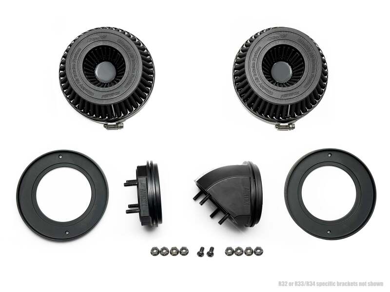 GReddy Nissan Skyline GT-R (BCNR33) Airinx Kit Air Filters - Drop In GReddy