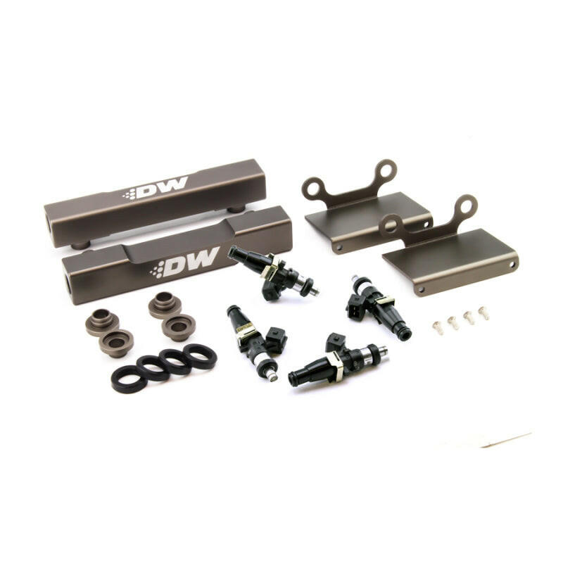 DeatschWerks 04-06 Subaru STI/LGT Side Feed to Top Feed Fuel Rail Conv Kit w/ 1500cc Injectors Fuel Rails DeatschWerks