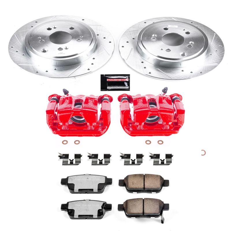 Power Stop 14-06 Honda Ridgeline Rear Z36 Truck & Tow Brake Kit w/Calipers Brake Kits - Performance D&S PowerStop