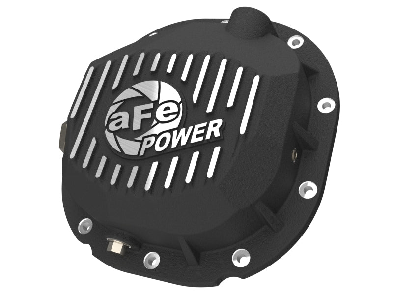 aFe 90-14 Ford F-150 Rear Differential Cover - Black w/ Machined Fins Diff Covers aFe