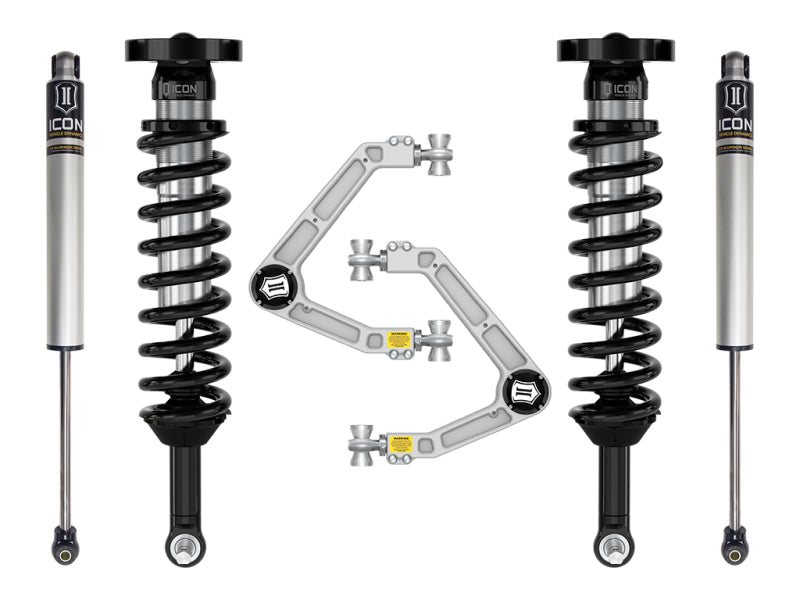 ICON 2023 Chevrolet Colorado 1.75-2.5in Stage 2 Suspension System W Billet UCA Coilovers ICON