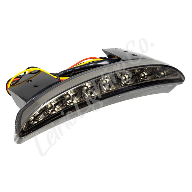 Letric Lighting Roadster Sportster Replacement LED Taillight - Smoke Lens Tail Lights Letric Lighting