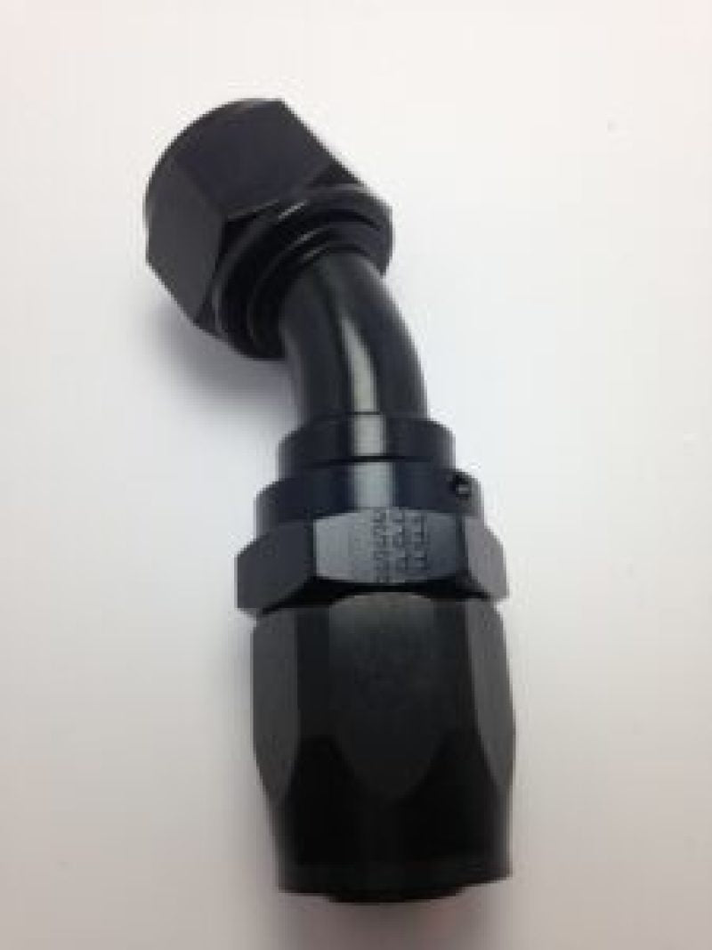 Fragola -6AN Nut x -8AN Hose 30 Degree Expanding Hose End - Black Fittings Fragola