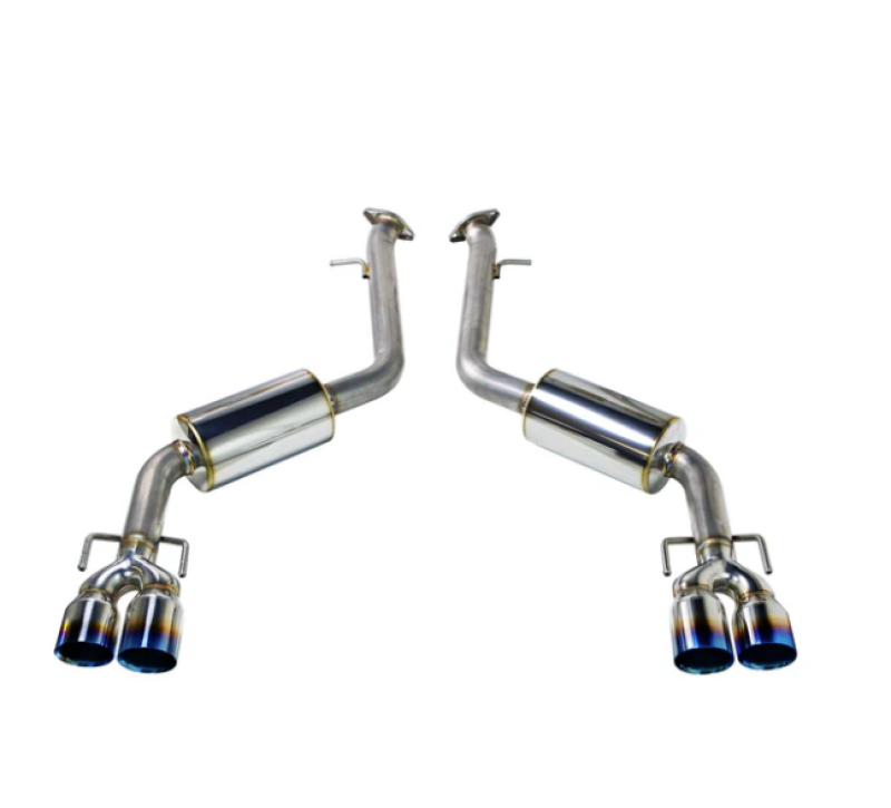 REMARK 17-20 Lexus IS200/300/350 Axleback Exhaust - SS Double Wall Burnt Tip (Muffler Version) Axle Back Remark