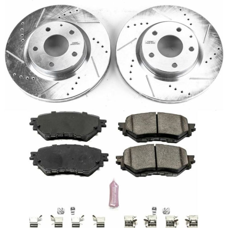 Power Stop 17-18 Mazda 3 Front Z23 Evolution Sport Brake Kit Brake Kits - Performance D&S PowerStop