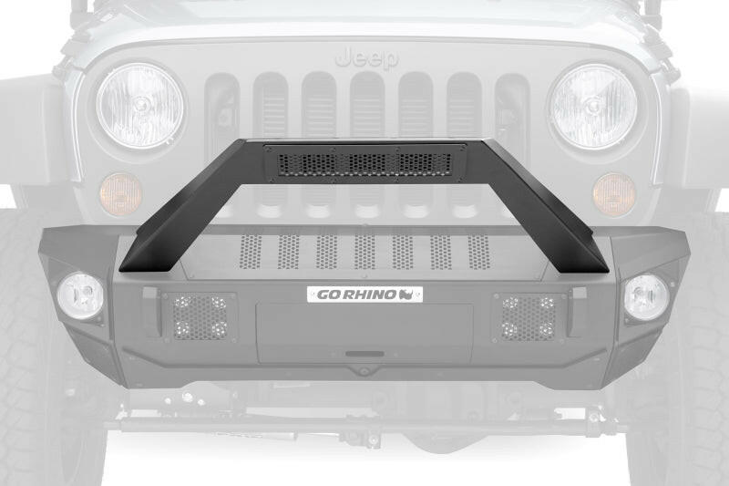 Go Rhino 07-20 Jeep Wrangler JL/JLU/JK/JKU/Gladiator JT Trailline 30 Light Mount Bar Bumpers - Steel Go Rhino
