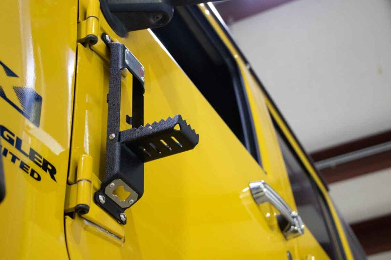 Fishbone Offroad Wrangler JK/JL/ Gladiator Door Mounted Step Side Steps Fishbone Offroad