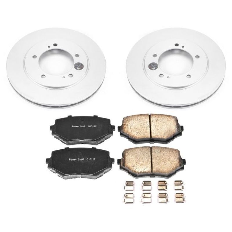 Power Stop 00-05 Suzuki Grand Vitara Front Z17 Evolution Geomet Coated Brake Kit Brake Kits - Performance Blank PowerStop