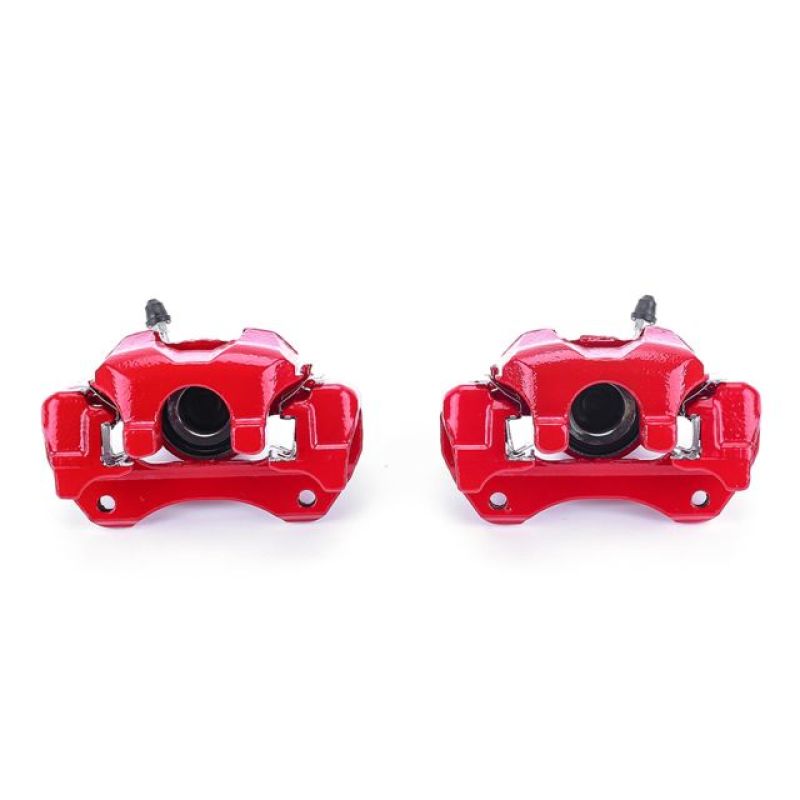 Power Stop 01-03 Toyota Highlander Rear Red Calipers w/Brackets - Pair Brake Calipers - Perf PowerStop
